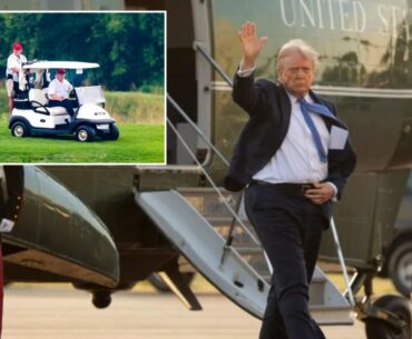 Trump dines with major donors during $1 million-a-plate fundraiser at Virginia golf course