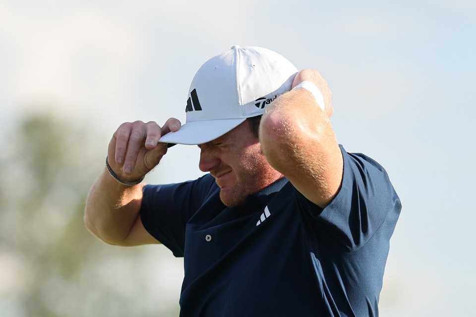 Dunlap put up a horror score on Thursday at the Masters