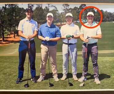 He played his first-ever round of golf — at Augusta National