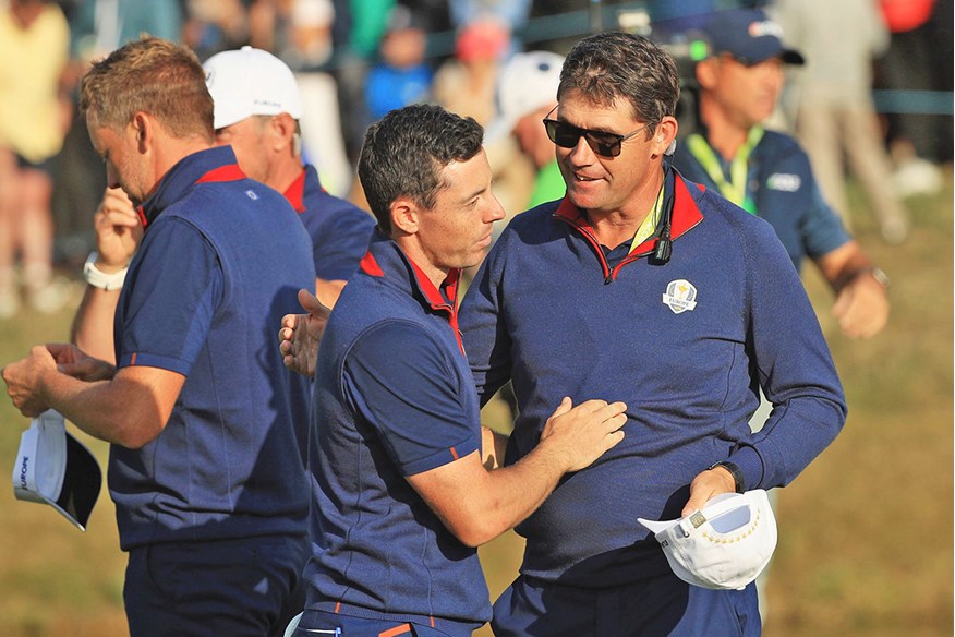Padraig Harrington was Ryder Cup captain in 2021.