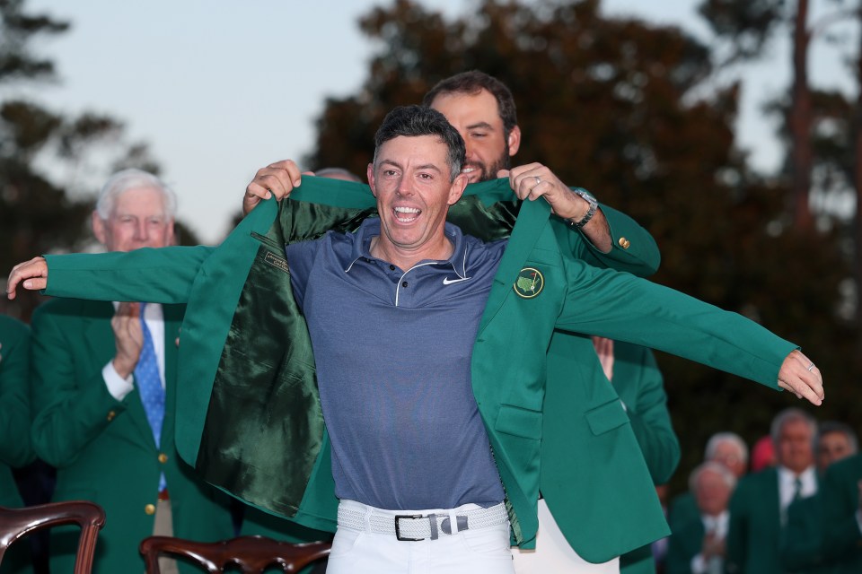 Two-time Masters winner Scheffler admitted he was thrilled for McIlroy