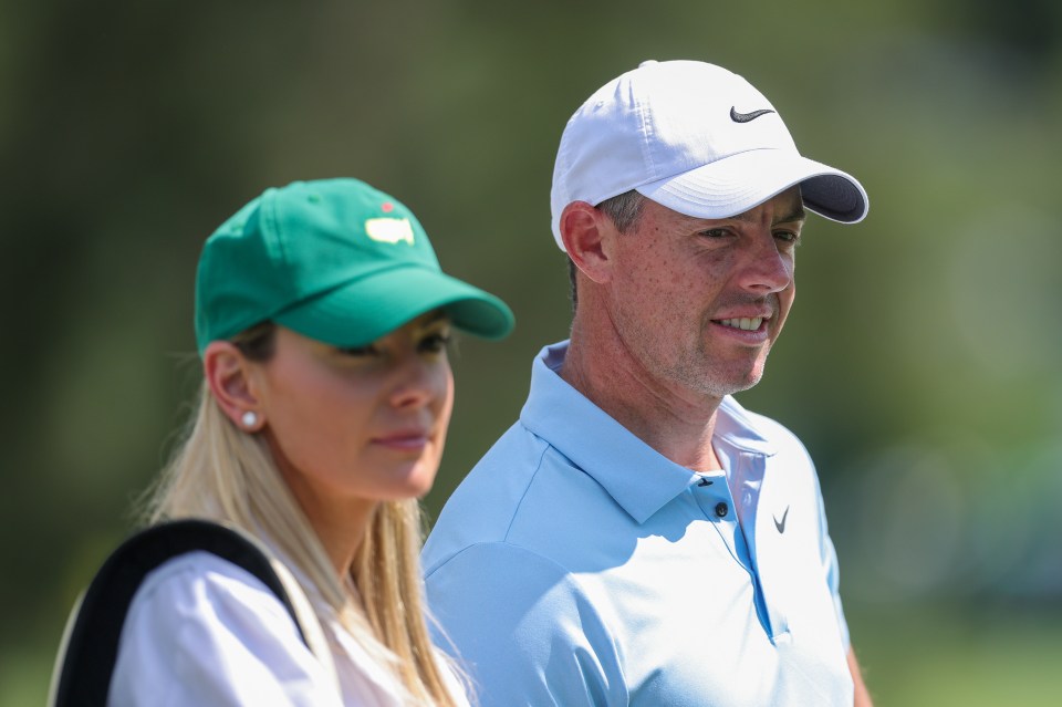 Rory McIlroy and his wife Erica Stoll.