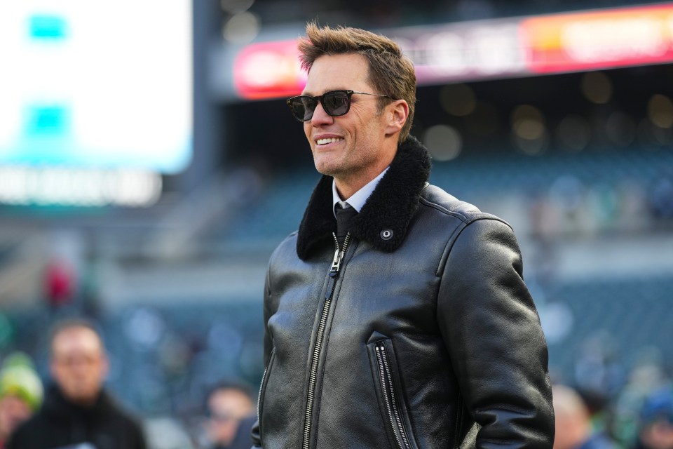 Tom Brady at an NFL playoff game.