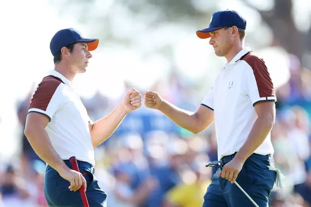 Viktor Hovland and Ludvig Aberg