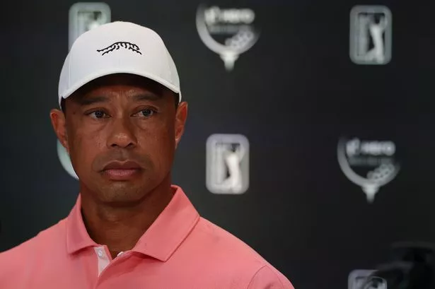 Tiger Woods has significantly slowed down in his golfing career