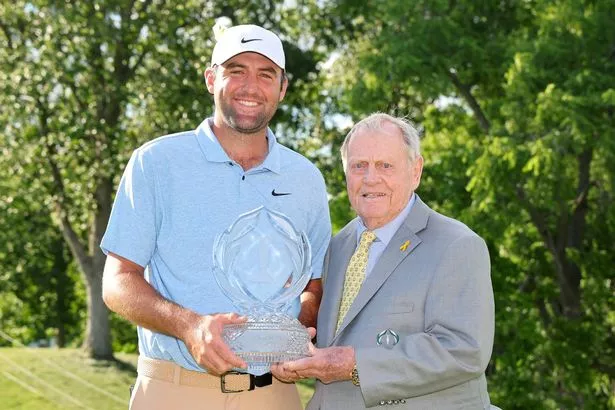 Scottie Scheffler and Jack Nicklaus 