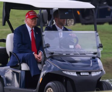 Tariffs target Trump's second favorite set of wheels, the golf cart