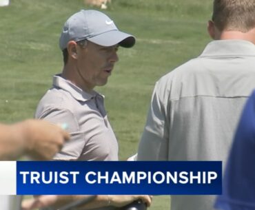 Thousands of golf fans attend Truist Championship at Philadelphia Cricket Club