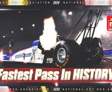 HISTORY! Brittany Force runs 341 mph in Charlotte