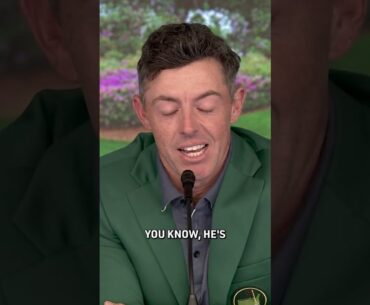 Rory gets emotional when talking about his caddie Harry 🥹