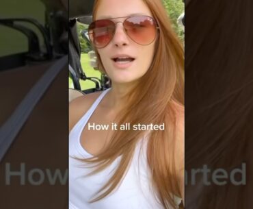 Bringing your girlfriend golfing….🤦‍♂️ #wtf #golf #viralvideo #funny #omg #lmao #girl