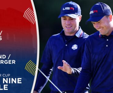 Justin Thomas and Jordan Spieth's Whistling Straits Comeback | Back Nine Battle | 2020 Ryder Cup