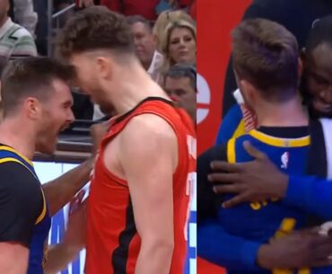 Pat Spencer ejected for headbutting Alperen Sengun then things get heated 😳