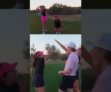 What is going on?? #golfgirlgames #golf #golfdomgolf #golftour #golfswing