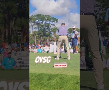 Zach Johnson rips his 3 wood... @callawaygolf @nike @ownyourswing