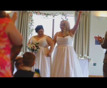 Emily & Kirsty Wedding Highlights - East Horton Golf Club, Hampshire