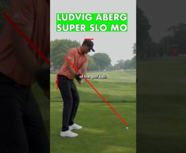 PGA Tour PHENOM Ludvig Aberg Super Slow Motion Driver Swing Analysis #golf #golfswing #pga #pgatour