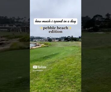 Would you spend this much to play at Pebble Beach Golf Course?