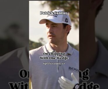 PATRICK CANTLAY on why he only uses ONE WEDGE in his Short Game | #golf #golfswing #golftips #pga