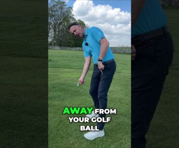 STOP Early Extension! Unlock Power Golf Swing with This Golf Drill  #golf #golftips #golfswing