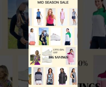 Ladies Mid Season Golf Sale #fashion #golf #youtubeshorts #girl