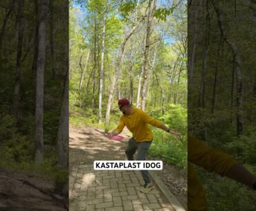 TOUGH hole from the long teepad… but Adam made it look like easy. 💪 #discgolf #discgolflife #frolf