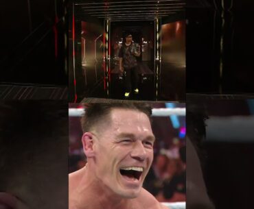 As soon as Travis Scott's music hit, John Cena knew everything was going according to plan...