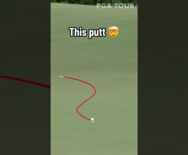 INSANE break on this putt 👀