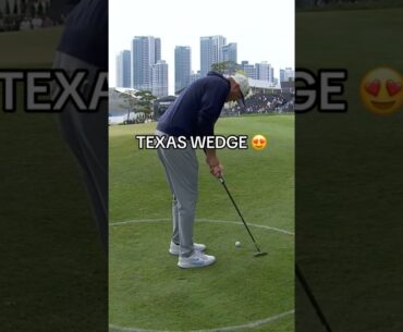 Kokrak going Texas wedge for eagle 😤 #golf #livgolf
