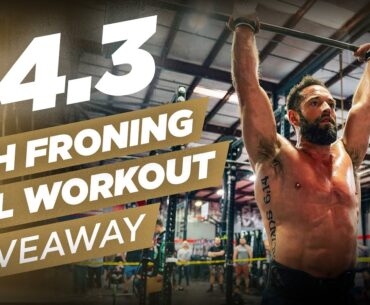 RICH FRONING Full 24.3 CrossFit Open Workout & GIVEAWAY