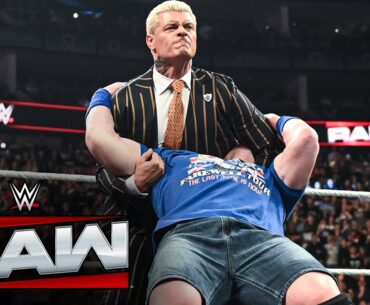 FULL SEGMENT: Cody Rhodes NAILS John Cena with Cross Rhodes: Raw highlights, March 31, 2025