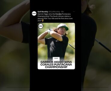 Garrick Higgo | Corales Puntacana Championship 2025 | #zachriddlegolf #pgatour #golf #progolf #pga