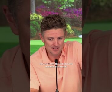 A classy answer from runner-up Justin Rose. #themasters