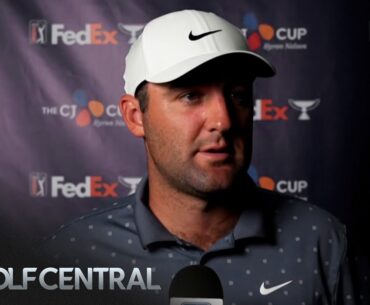 Scottie Scheffler: 'Fortunate' to finish CJ Cup Byron Nelson 3rd round | Golf Central | Golf Channel