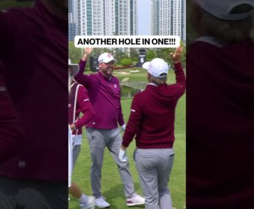 HOLE IN ONE AGAIN THIS TIME BY MARC LEISHMAN AT LIV GOLF KOREA!! 😱 #liv #golf #golfer #holeinone