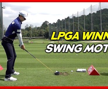 LPGA Winner "HyoJoo Kim" Perfect Iron-Wood-Driver Swings & Slow Motions