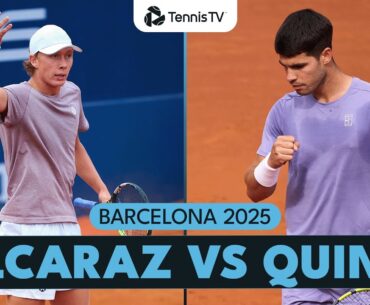 Carlos Alcaraz vs Ethan Quinn Exciting Match Highlights! | Barcelona 2025