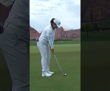 Ruoning Yin put on a short game clinic en route to a 10-under 62 on Moving Day 🤯