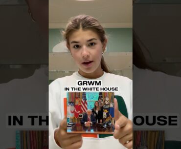 Get ready with me in the WHITE HOUSE! #trump #whitehouse #grwm