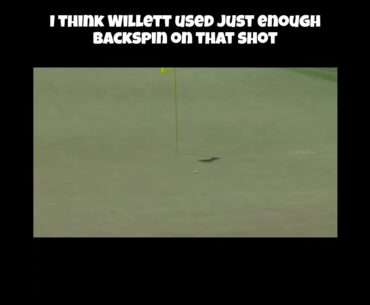 Danny Willett Makes Amazing Eagle! #golf #dannywillett #themasters