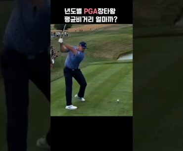 느네 얼마나 멀리 치는데? PGA 장타왕 드라이버 평균비거리 로이맥길로이 디샘보 #골프 #golf