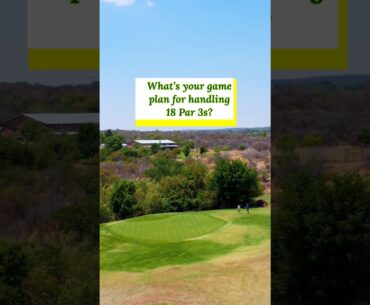 Strategy For Playing 18 Par 3's #golf #golfer #golfswing
