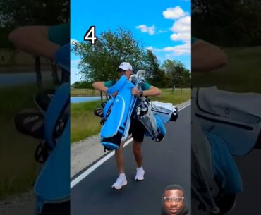 How Many Golf Bags Can You Run With? #golf #golfbags #golfrun #targetgolf