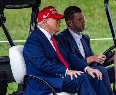 Donald Trump and son Eric