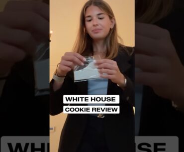 White House Cookie Review 👀#trump #whitehouse #foodreview
