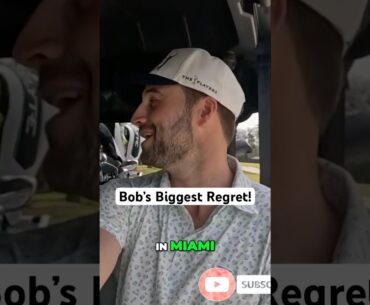 Bobby Fairway's Mysterious Regret in Miami?! 🧐 #bobdoessports #bobbyfairways #golf #youtubegolf