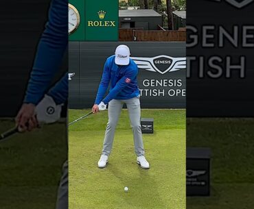 Max Homa 3 Wood Swing (Face On View) #maxhoma #golfswing