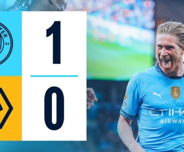 HIGHLIGHTS! De Bruyne strike fires City to third | Man City 1-0 Wolves