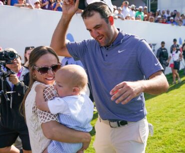 Scottie Scheffler gives emotional speech about wife and family after winning CJ Cup Byron Nelson