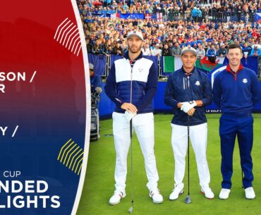 Johnson & Fowler vs McIlroy & Olesen | Extended Highlights | 2018 Ryder Cup